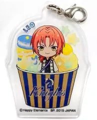 【中古】キーホルダー・マスコット(キャラクター) 月永レオ トレーディングカフェチャーム 「一番カフェ×あんさんぶるスターズ! ～ようこそ転校生ちゃん!PART2～」 ドリンク注文特典