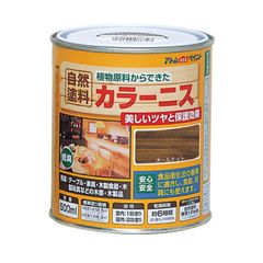 アトムハウスペイント油性カラーニス500MLオールナット