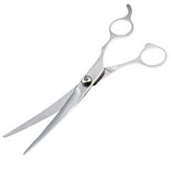 RICHAIR プロ仕様 ペット用 トリミング ハサミ カーブシザー 顔周り 足