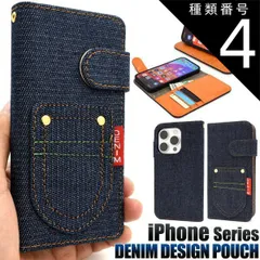 種類4：iPhone 12/12 Pro iPhone ポケット デニムデザイン手帳型ケース かわいい 人気 おしゃれ デニム生地 ポップ カジュアル  7/8/SE2/SE3/X/XS/XS Max/11/12 Pro Max/12 mini/13/13 P