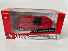 FERRARIフェラーリ MONZA SP2 2018 - ROSSO CORSA RED /BBurago 1/43 ミニカー