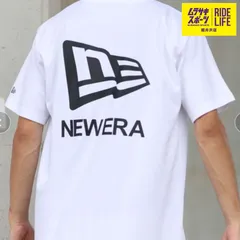 【ムラスポ公式】NEWERA　ニューエラ　NEW ERA 半袖Tシャツ バックプリント 吸水速乾 14410034（WTホワイト白）/14410035（BEベージュ）/14410036（BKブラック）