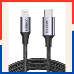 【人気商品】高耐久 ナイロン編みiPhone ライトニングケーブル 14 1M】急速充電 / iPhone PD対応 13/12/iPhone 11/iPhone Lightningケーブル【MFi認証取得 X/iPhone USB-C 8 8 UGREEN