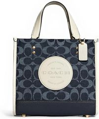 COACH コーチバッグ C5638 デニムマルチ シグネチャー トートバッグ ショルダーバッグ レディースバッグ アウトレット