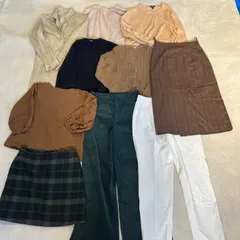 【まとめ売り】UNIQLO 10点セット レディースMサイズ パンツ スカート シンプル