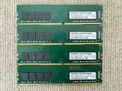 32GB 4枚セット 計128GB SanMax Technologies DDR4 2Rx8 PC4-3200AA-UB2-12 UDIMM デスクトップ用 メモリ [PT604]