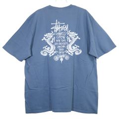 Stussy 大阪チャプト限定ドラゴン復刻Tシャツ ネイビー - メルカリ