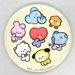【中古】バッジ・ピンズ 集合(ベージュ) minini 缶バッジ 「BT21」 ナムコ限定