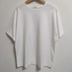 ebure エブール 超長綿スーピマコットン クルーネックTシャツ ホワイト 38