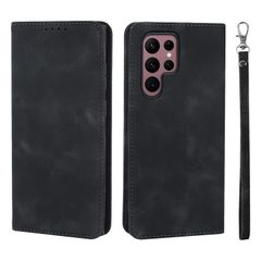 【新着】Ｈａｖａｙａ Galaxy S22 Ultra ケース ギャラクシーs22 Ultra ケース 手帳型 au SC-52C カバー SCG14 ストラップ SC52C 耐衝撃 ドコモ サムスン samsung カード収納 SoftBank レザー スエ