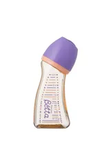 ベッタ (Betta) ドクターベッタ 哺乳びん ブレイン 広口 WS2 パープル 240ml 0か月? PPSU製 240ml [パープル] [240ml] [PPSU製]