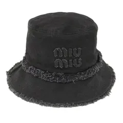 ♡MIU MIU 極美品　黒 コーデュロイ バケハ♡ MiuMiu(ミュウミュウ) ハット(レディース) - 海外通販のBUYMA