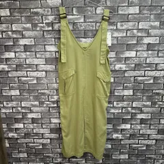 【新品　未使用　タグ付き】　【Bou Jeloud】　ブージュルード　レディース　ワンピース　ジャンスカ　スカート　カジュアル　シーズンレス　カーキ