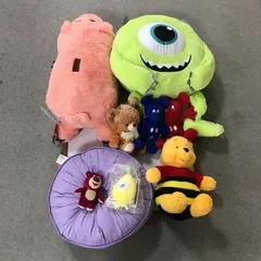 4587　ディズニ―　ぬいぐるみ等　まとめ売り９点セット【中古】