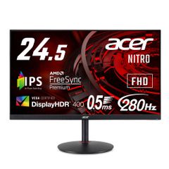 Acer ゲーミングモニター Nitro XV252QZbmiiprx 24.5インチ IPS 非光沢 フルHD 0.5ms 240Hz HDMI (280Hz Displa)