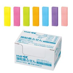 強粘着 K2 50mm×15mm 付箋 ネオンカラー 90枚×25本 コクヨ(KOKUYO) 7色 K2メ-KN5015X25