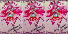 ux174カード まとめ プリキュア 　ウエハース5 No.01 SR キュアプレシャス　3枚　セット 
