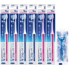ふつう 超コンパクト 4列 6本 歯ブラシ アドバンテージ +フロス付き クリニカ
