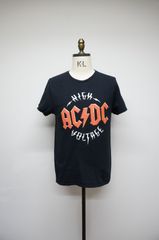 ◆AC/DC ロックT バンドT USED ブラック サイズM エルサルバトル製