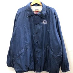 Kappa カッパ コーチジャケット ナイロンジャケット ビンテージ ウインドブレーカー 90’s インドネシア製 メンズ M 90年代 ネイビー