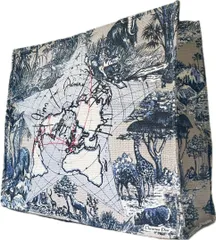 【非売品】Christian Dior クリスチャンディオール トートバッグ 美品 手提げ 肩掛け プラチナ会員限定 大容量 マルチカラー 総柄 ロゴ