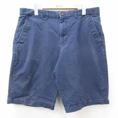 W36/古着 ギャップ GAP ショート パンツ ショーツ メンズ 紺 ネイビー 25jun03 中古 ボトムス 短パン ショーパン ハーフ