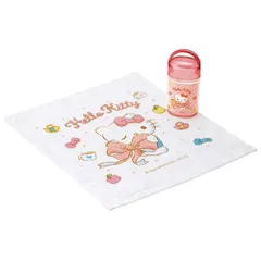 ☆ ハローキティビックリボン ☆ キャラクター ケース付きおしぼり OA5AG Skater スケーター おしぼり ケース付き OA5AG キャラクター 子供用おしぼりタオル ミニタオル ハンドタオル おしぼりタオル タオル 抗菌ケース付き ケース付