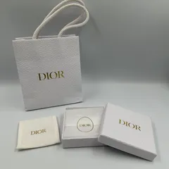 Dior ピアス　箱　ケース　タグ付き　正規品 Dior アクセサリーBOX 空箱 小さめ 保存袋 ショッパー ピアス