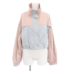 リリーブラウン Lily Brown 23SS ウィンドブレーカー ジャケット バイカラー F ピンク 青 ブルー /MF ■OS ■SHのサムネイル