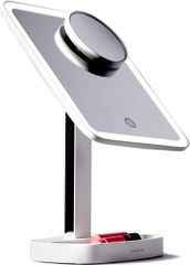 Fancii LED 메이크업 화장 거울 3 라이트 설정과 15 배 돋보기 Aura( 크롬, 13 (330mm) L x 6.5 ()