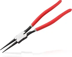 LEONTOOL スナップリングプライヤー 穴用 ストレート ロングタイプ 孔用 直爪 C型のスナップリング着脱 専用工具