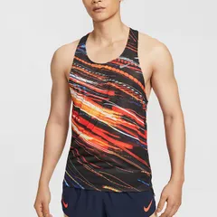 ナイキ nike FAST SINGLET ファスト ランニングTシャツ ノースリブ Dri-FIT ランニングシングレット メンズ 男性【if0442-100】陸上・ランニング用品