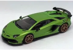 【中古】ミニカー 1/64 ランボルギーニ・アヴェンタドール SVJ(グリーン) [HS002-01]