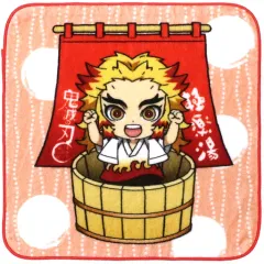 【中古】雑貨 煉獄杏寿郎 ハンドタオル 「鬼滅の刃×極楽湯・RAKU SPA 休息セヨ! 炭治郎たちの極楽な休日」