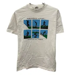 Hanes 半袖 プリントTシャツ M ホワイト ヘインズ プルオーバー アメリカ製 90's 90年代 アウトドア 古着卸 アメリカ仕入 M a707-5053のサムネイル
