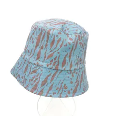 ◇ Θ AZUL BY MOUSSY アズール バイマウジー 総柄 バケットハット ブルー サイズF レディース E  【1502030025101】