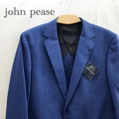 john pearse ジョンピアーズ スーツ A6 ウエスト88 ブルー セットアップ ジャケット メンズ