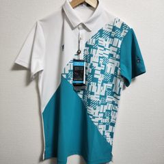 未使用タグ付 マンシングウェア 半袖ポロシャツ 切り替え L 未使用タグ付