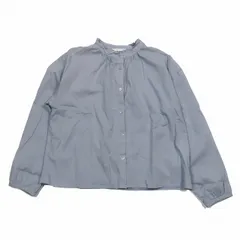 エヘカソポ サマンサモスモス ehka sopo SM2 ブラウス シャツ 長袖 フリル カットソー F サックスブルー/7 レディース