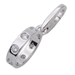 カルティエ(CARTIER)カルティエ ラブ 6Pダイヤ チャーム