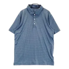 サイズ：M PUMA GOLF プーマゴルフ 2023年モデル 半袖ポロシャツ 総柄 ネイビー系 [240101248637]# ゴルフウェア メンズ ストスト