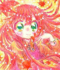 ドローイング原画 ꕤ 秋の舞 ꕤ