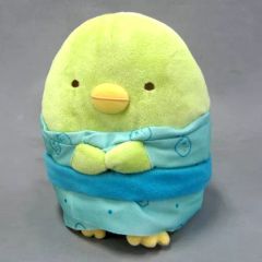 [중고] 봉제인형 펭귄? 타피오카 무늬 유카타 봉제인형 [스미코구라시]