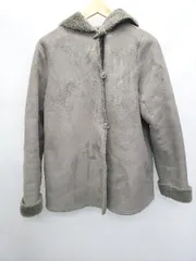 ■ URBAN RESEARCH ROSSO アーバンリサーチ ロッソ 長袖 ムートンコート サイズF グレー系 レディース P  【1405290000898】