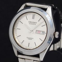 ORIENT オリエント 腕時計 稼働品 YW00-C00 電池交換済 シルバー 