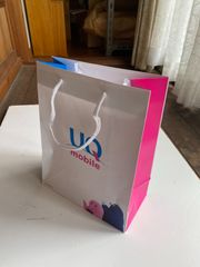 未使用 UQモバイル 紙袋 20枚 非売品 ガチャピン ムック グッズ