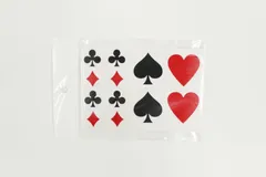 【1～3日以内に発送！】コスプレアイテム タトゥーシール 模様 ペイント シール 【 ツイステ ハーツラビュル寮 トランプマーク 】