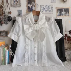 Ank Rouge ビックリボン半袖ブラウス