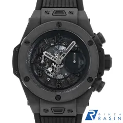⭐️正規品HUBLOラバーベルト ストラップ ビックバンウニコ 45mm黒中古 ♪ ⭐️正規品HUBLOラバーベルト ストラップ ビックバンウニコ 45mm