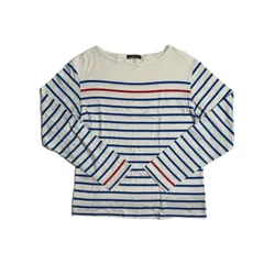 BEAMS HEART ボーダー 長袖カットソー サイズL【A-428】